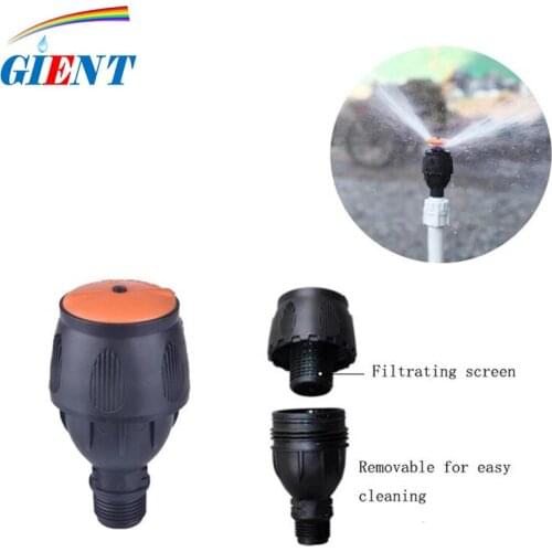 10 Pcs 1/2 Inch 360° Rotation Spray Nozzle Garden Lawn Agricultural Irrigation Greening Spray Lrrigation Lawn Sprinkler Nozzle