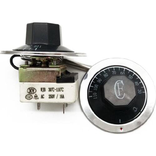 Temperature Controller Thermostat Switch Thermostat Knob Adjustable 50-300°C Mechanical Control Switch