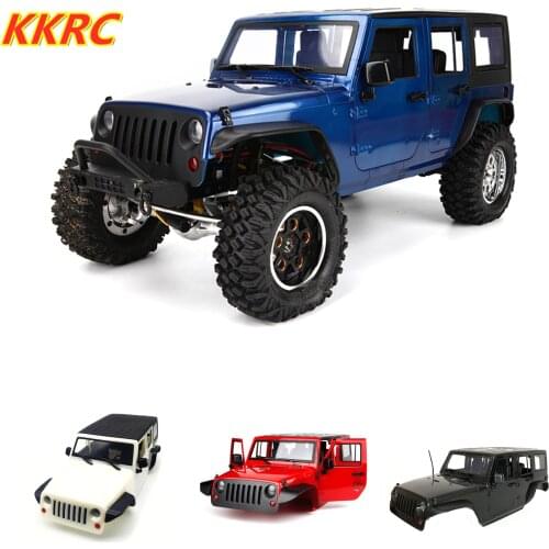 KIT Available RTR 313mm Body Wheelbase Body Shell Cage for 1/10 RC Crawler Car SCX10 SCX10 II TRX4 90046