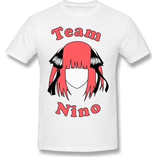 High Quality Team Nino Nakano T-shirt summer / autumn The Quintessential Quintuplets japanese anime sleeve short