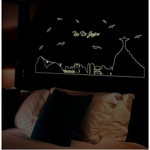 Светящиеся наклейки на стену WXSHSH China At AliExpress