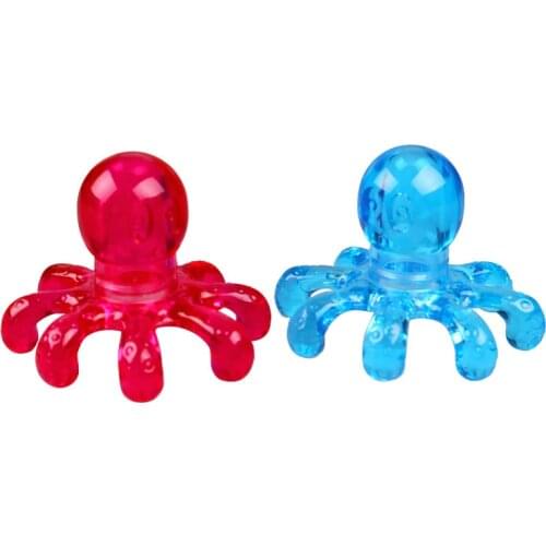 1 PC Anti-Stress Scores Of Pains Octopus Head Skin Care Neck Pain Relief Stress Relaxing Claw Massage Skin Care Massager Tool
