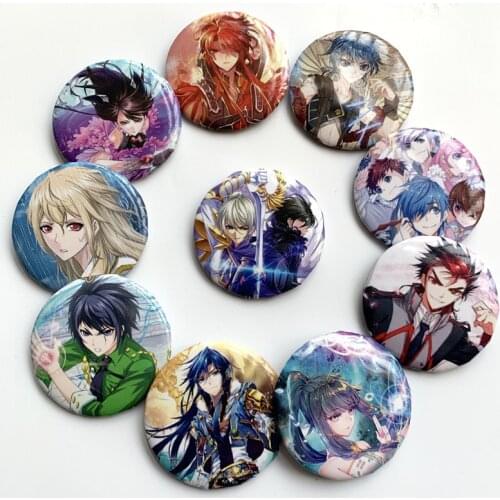10Pcs/Set Anime Soul Land Dou Luo Da Lu Pins Brooches Badges Chest Ornament Cosplay Itabag Bag Clothing Accessoies Gifts