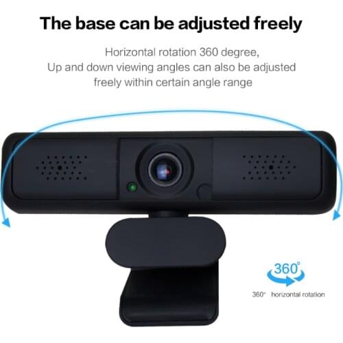 1080P Laptop Webcam Built-in Microphone 8MP USB Webcam Mic Auto focus High-definition Audio and Video Unimpeded Live Broadcast