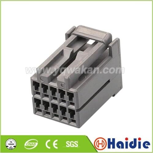 2sets 10pin auto plug 638207 plastic wiring cable harness unsealed connector 638207-6