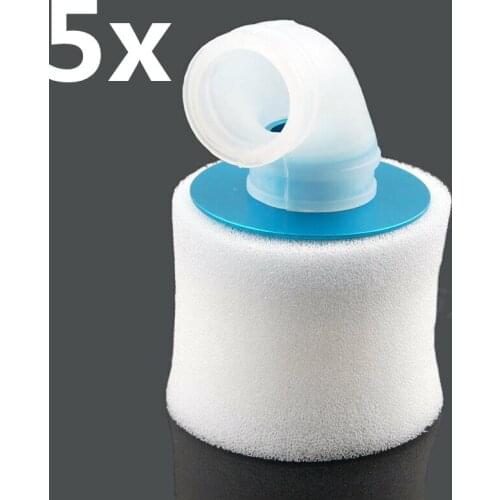 5 Pieces 081070 04103 Alum. Metal Capped Air Filter Cover For RC Car 1/8 SH 28 Nitro Engine Powered HSP Redcat Truck Oil Cars