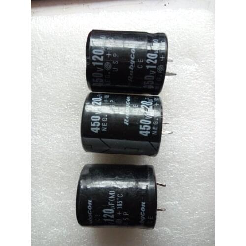 120UF 450V Aluminum electrolytic capacitor 25X30 Volume 25*30MM 25*25 105 degrees