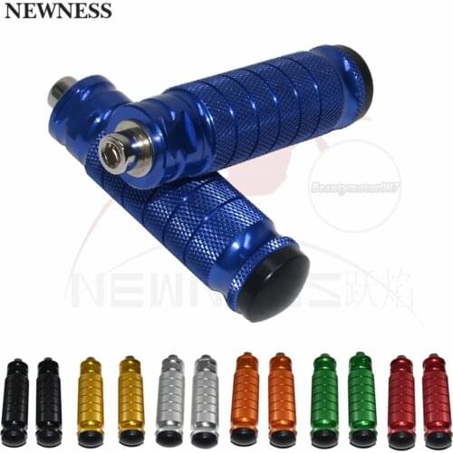 CNC Aluminum Motorcycle Rearsets Rear with 8mm Bolt Set Footrests Footpeg Foot Rest Pegs Pedal 8 Colors