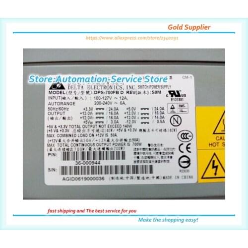 Delta DPS-700FB D Rated 700W Tower Server Power Supply