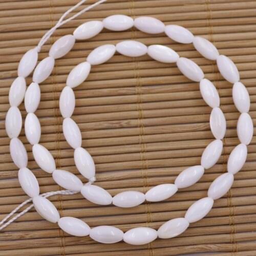 Teardrop Mother Of Pearl Shell Loose Beads 15.5" 5mmX10mm 0.39" White Brown Choose