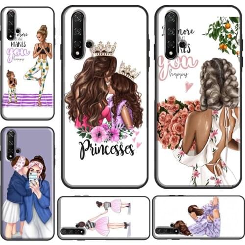 BABY SUPER MOM MUM MOTHER MAMA Case For Huawei Y7 Y6 2019 Nova 5T Coque For Honor 20 Pro 9X 8X 10i 9 10 Lite 8A Shell