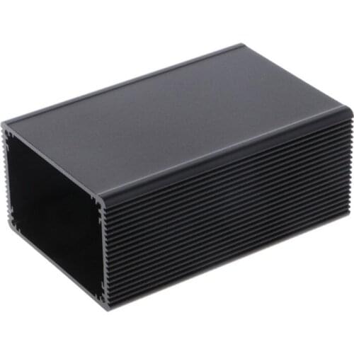 Black 100x76x35mm Corrosion Resistant Aluminum Split Body Aluminum Box Enclosure Case Project Electronic DIY