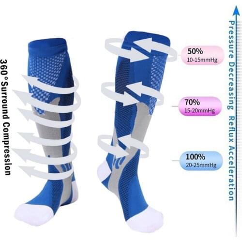 Stockings Compression Sport Socks Varicose Veins Pressure Nursing Socks For Edema, Diabetes, Varicose Veins, Blood Circulation