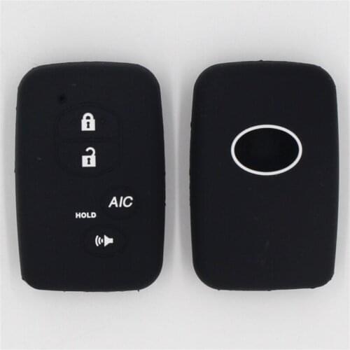 KAPU Silicone Car Key Cover for Toyota Corolla Rav4 Camry 70 Prado RAV 150 3 Button Key Case Holder Accessories Shell