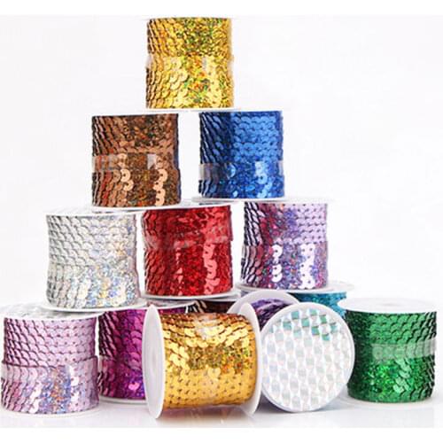 6mm sequins lace accessories sequin strips clothing stage performance accessories sequins diy handmade decoration sequin strips