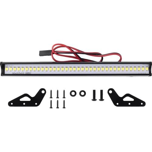 1PCS Metal 150MM Roof Bar 36 LED Light Lamp for 1:10 RC Crawler Axial SCX10 D90