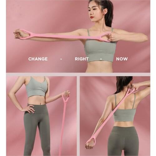 2021 New Fitness Yoga Pulling Rope with Non-slip Bumps Massage Palm Expander Sport Training Accessory Portable Equipment