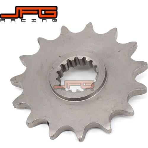 15T Front Chain Sprocket For KTM EXC EXCF SX SXF SXS XC XCR XCW XCF XCRF NXC MX SMR SIX DAYS Motorcycle Motocross Enduro Motard