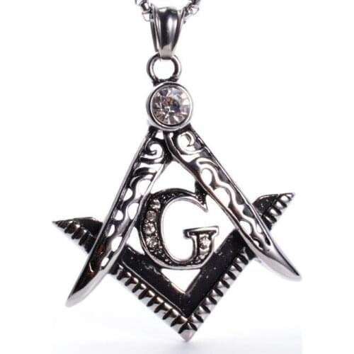 Popular titanium titanium steel 316 l steel pendant masonic pendant