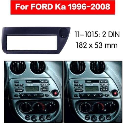 Frame Panel Top Radio Fascia For FORD Ka 1996-2008 Stereo Fascia Dash CD Trim Installation Frame Kit