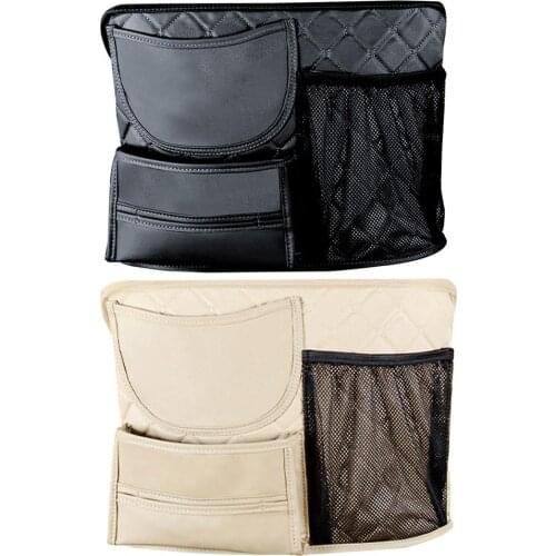 Car Mesh Pocket Handbag Holder Seat Back Organizer Pets BarrierUniversal Elastic Car Truck Seat Mesh Storage Net Bag Organizer