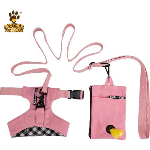 Dog Harness With Leash Pockets Multi-Use Support Dog Harness Hiking and Trail Running Service and Working Everyday Wear