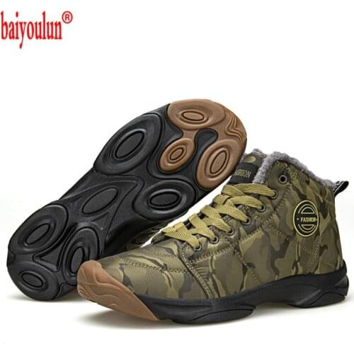 Winter High Top Women Hiking Waterproof Trekking Boots Mountain Climbing Shoes Sports Rubber Sole Shoes Nubuck Men Couple 2021