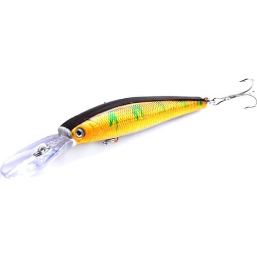 1Pcs Minnow Fishing lures 12.5cm 14g Crankbait Artificial Hard Bait Deep Sea Bass Lure Fishing Tackle Plastic Fish Wobbler