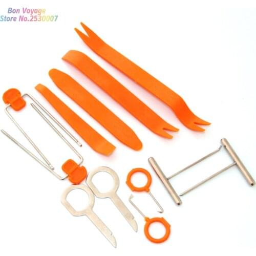 12pcs Car Door Clip Panel Radio Removal Tool For LEXUS RX300 RX330 RX350 IS250 LX570 is200 is300 ls400 car Styling