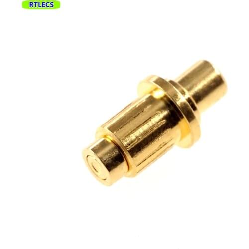 2 Pcs Test Probe 20 Amps Pogo Pin Connector Low Voltage 12V Spring Loaded outside Center Pin 20A High Current Thimble M3228