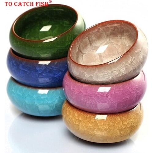6pcs/lot kungfu tea cup.Chinese Celadon Porcelain China Teacups and SaucerTea Bowl 50ml China Tea Pot Celadon Crackle Teacups