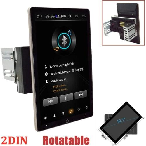 Android 10 10.1" Car GPS Multimedia Radio Stereo Head Unit 2 Din Universal Rotation Screen Car DVD