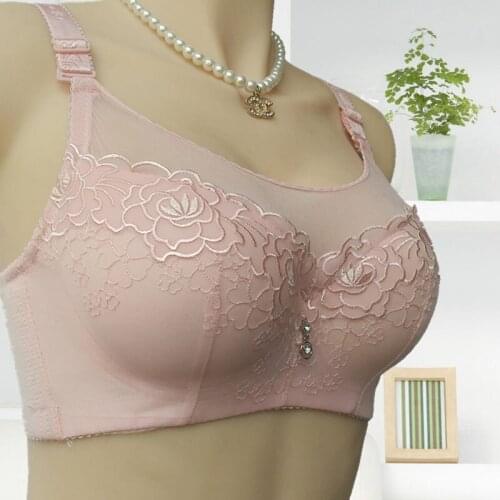2019 sexy fashion lace embroidery gather sexy lingerie bra income Furu ABCD cup bra after four rows comfort free shipping