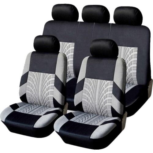 Aimaao Embroidery Car Seat Covers for Lada Vesta Kalina Granta Universal Car Seat Protector Full set Cover