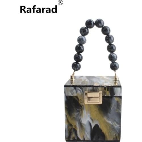 Women Designer Bags Handbags Women Famous Brand Acrylic Luxury Totes Women Bags Ladies Bag Sac a Main Evning Bead PVC Lady Totes