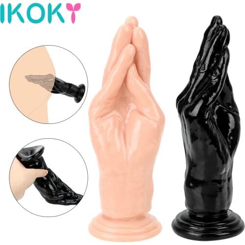 IKOKY Fist Dildo Big Hand Dildo Large Anal Plug Huge Dildo Fisting Masturbate Adult Erotic Sex Toys for Women for Men