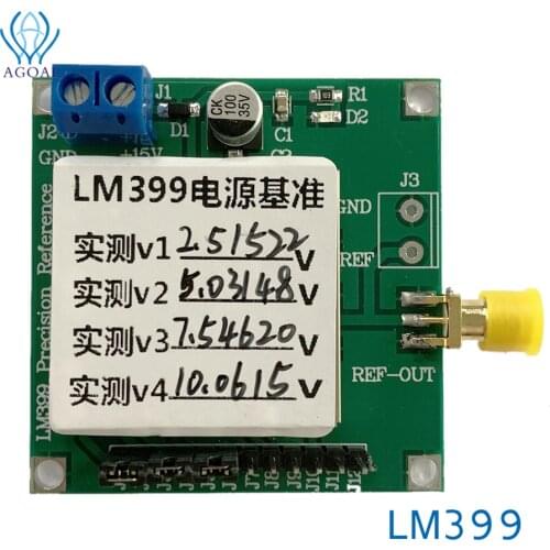 LM399 Voltage Reference Source 2.5V/4V/5V/6V/7.5V/10V High Precision for Voltmeter calibration, ADC reference, DAC