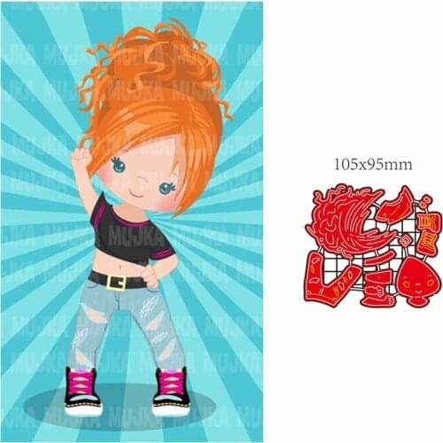 Metal Cutting Die girl DIY Scrapbooking Paper Cards Decorative Craft Embossing cut