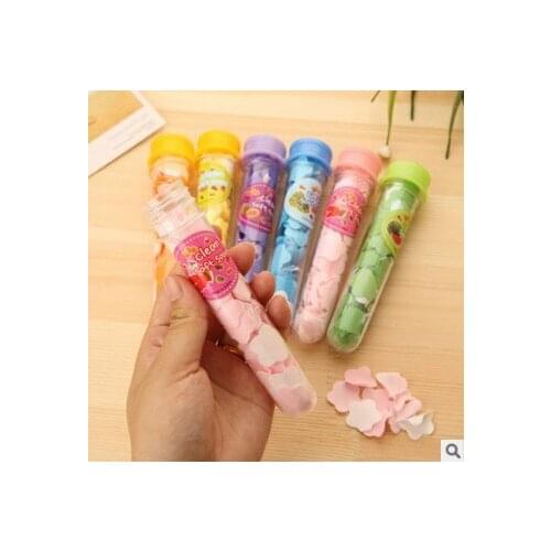 120pcs/lot Multi One-time Portable Outdoor Hand-washing Soap Paper Multi Flower Test-tube Soap Flake Bath Supplies HA455