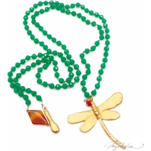 Swarovski necklace and Dragonfly ColecciónCervantes