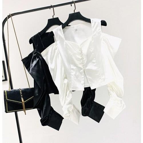 PAFUTIN Off Shoulder Blouses