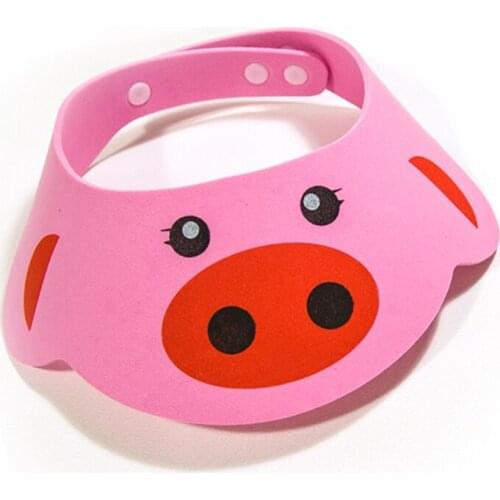 Hair Wash Shield Waterproof Splashguard for Infant Children Baby Kids Bath Visor Hat Adjustable Baby Shower Protect Cap baby hat