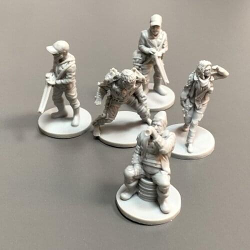 Random 3Pcs People Miniature Board Game Figure Model Role Playing Toy