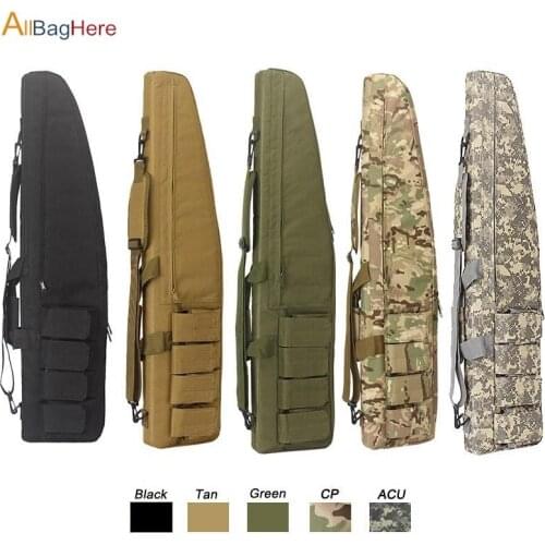 Military Tactical Rifle Bag Heavy Duty Gun Pack Slip Durable Waterproof Fishing Bags Air Rifle Case Protection Hunting Bag 100CM