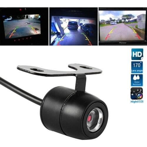 Universal Car Rear View Camera CCD Mini Car Parking Reverse Backup Camera HD Waterproof Auto Parking System 170 Degree
