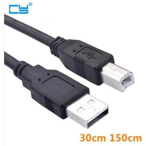 USB 2.0 A type Male to USB B Type Male USB-B Printer Scanner Hard Disk cable 30cm 0.3m 150cm 1.5m