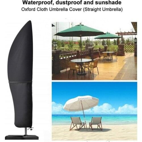 Waterproof Oxford Cloth Outdoor Sunshade Umbrella Cover Garden Weatherproof Patio Cantilever Parasol Raincover Patio Accessories