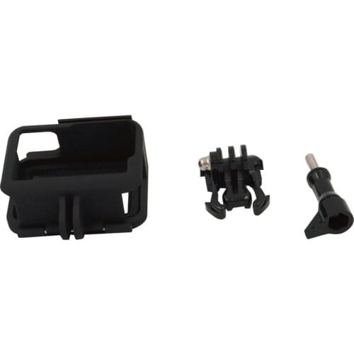 SHOOT Protective Frame Case Black Action Camera Border Cover Housing Mount for Gopro Hero 6 5 7 Aluminum + PC Bundle 1 Plastic