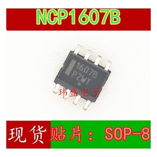 10pcs NCP1607B 1607B NCP1607BD SOP-8