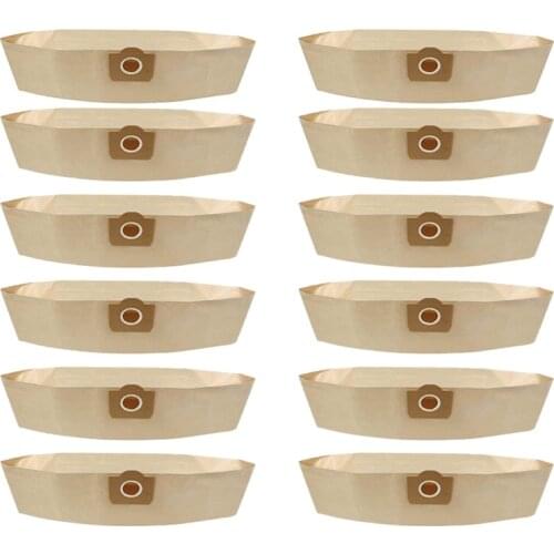 12x Suitable for Karcher 6.959-130.0 Vacuum Cleaner Accessories A2201 WD3 Dust Bag Filter Paper Bag